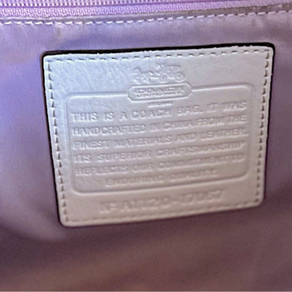 Coach XL Limited Edition Marielle Madison Drawstring Bag | White Leather | $400 - Picture 10 of 13